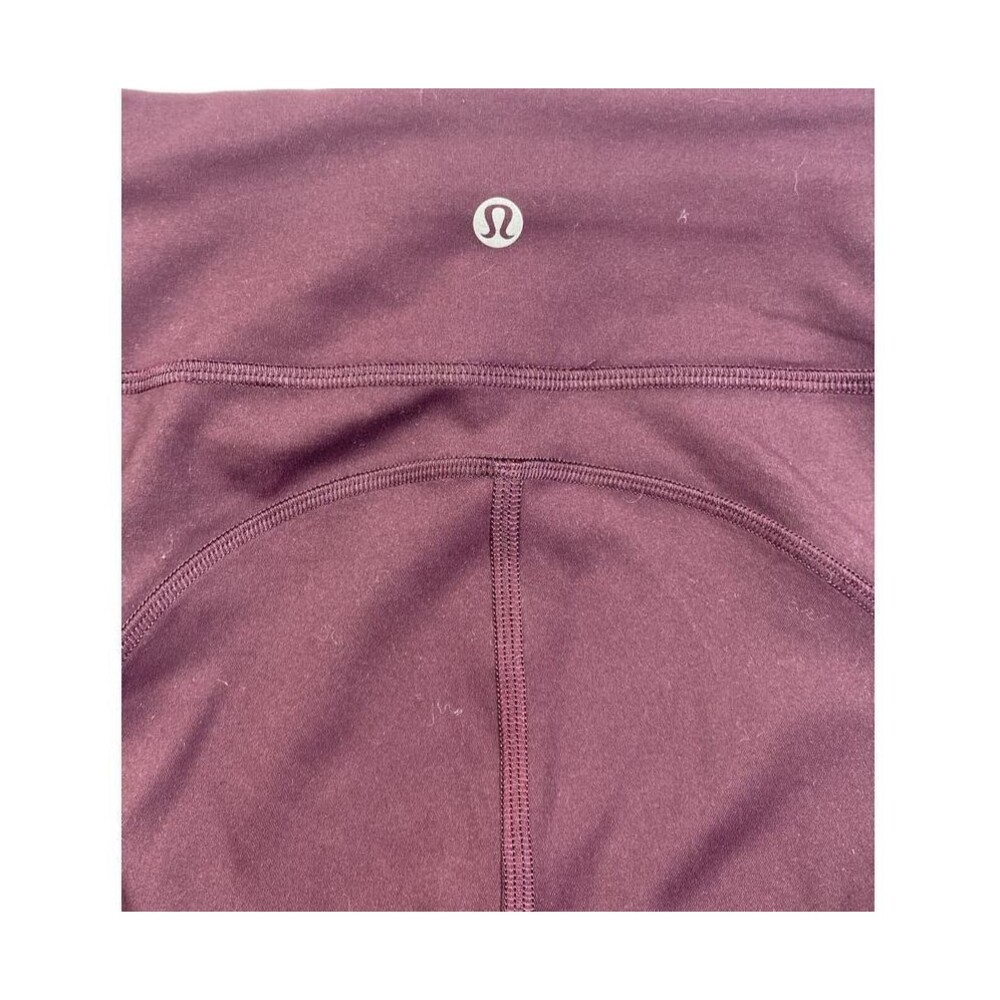 Lululemon Invigorate High-Rise Tight 25" Cassis Wine Size 2 Yoga Gym Leggings